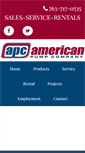 Mobile Screenshot of americanpump.com