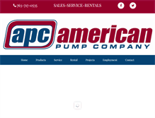 Tablet Screenshot of americanpump.com